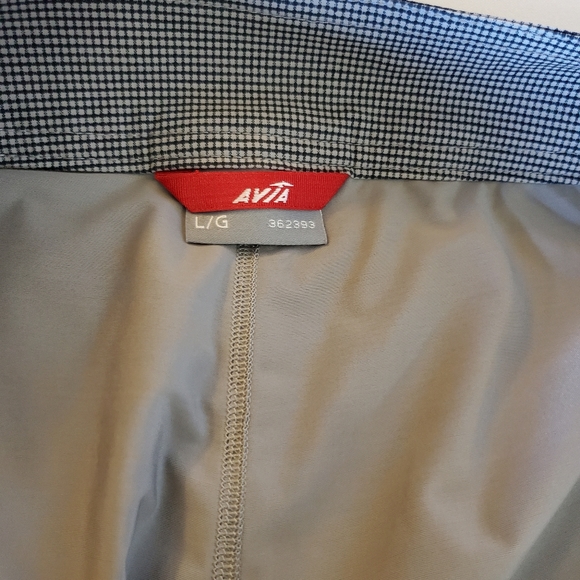 Avia Skort Large Black and White Plaid Pattern - Picture 9 of 9